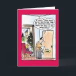 Funny Mail Distro List Greeting Card<br><div class="desc">winter christmas Santa snow Holiday season funny comedy joke hanukkah</div>