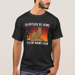 Funny Maine Coon Lover Graphic For Women And Men C T-Shirt