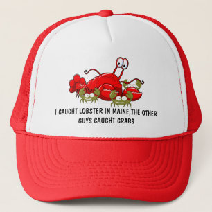 Funny Maine Trucker Hat