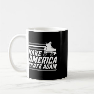Funny Make America Skate Again Gift Roller Skater Coffee Mug