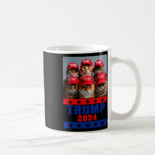 Funny Make Cats Save Again Trump Usa President Ele Coffee Mug