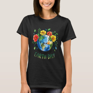 Funny Make Earth Day Every Day Cute Earth Day Wome T-Shirt