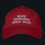 funny Make it GREAT AGAIN Embroidered Hat<br><div class="desc">❤All designed with love by WitCraft Designs™! Personalise your way 👌 Find and follow us on social media (ⒻⓅⓉ) 📷 TAG #witcrafting and share your purchases on social media with us!! You can connect to all my social media accounts at www.witcraft.com Visit my designer profile to see all my shops...</div>