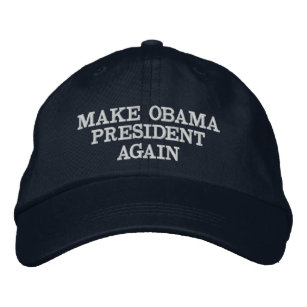 Funny "Make Obama President Again" Embroidered Hat