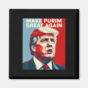 Funny Make Purim Great Again Purim Costume Trump L Magnet