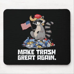 Funny Make Trash Great Again Trump Garge Reference Mouse Pad
