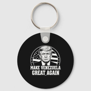 Funny Make Venezuela Great Again Trump Oil Key Ring