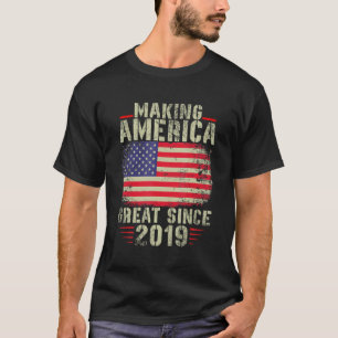 Funny Making America Great Since 2019 3rd Birthday T-Shirt