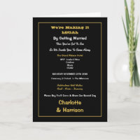 Funny Making It Legal Informal Wedding