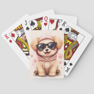 Funny Maltipoo Kawaii Dog Playing Cards