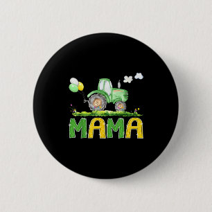 Funny Mama Birthday Boy Tractor Farm Truck Matchin 6 Cm Round Badge