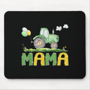 Funny Mama Birthday Boy Tractor Farm Truck Matchin Mouse Pad
