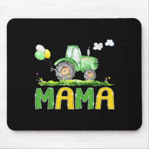 Funny Mama Birthday Boy Tractor Farm Truck Matchin Mouse Pad