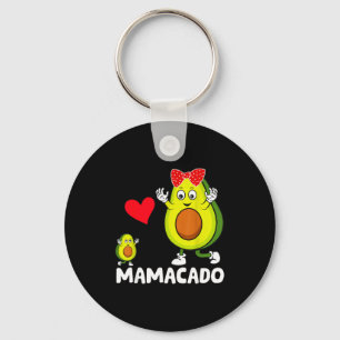 Funny mama mum avocado mamacado happy mothers day key ring