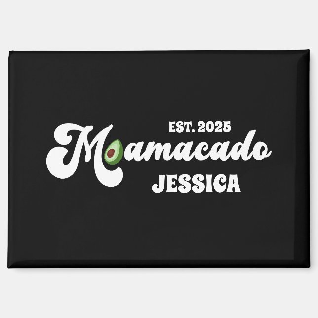 funny mamacado expecting mum mothers day gift  magnet (Front)