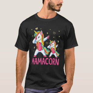 Funny Mamacorn Unicorn Costume Mom Mother's Day 2 T-Shirt