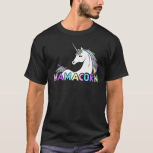 Funny Mamacorn Unicorn Costume Mom Mother's Day 9 T-Shirt
