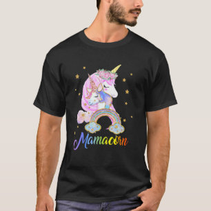 Funny Mamacorn Unicorn Costume Mom Mother's Day T-Shirt