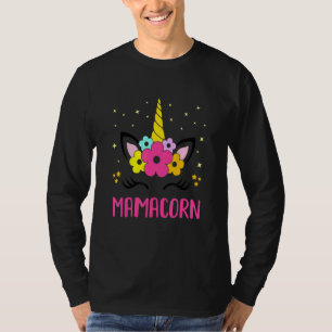 Funny Mamacorn Unicorn Costume Mum Mother's Day 1 T-Shirt