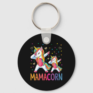 Funny Mamacorn Unicorn Costume Mum Mother's Day Key Ring
