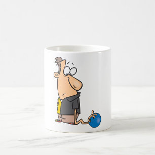 Funny Man Ten Pin Bowling Coffee Mug