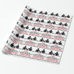 Funny Man Wrapping Paper<br><div class="desc">Unique designs at Custom Vendetta
Skulls, aviation, music, funny, sports, tribal and much more!</div>