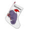 Funny Manatee in Santa Hat Christmas Cartoon
