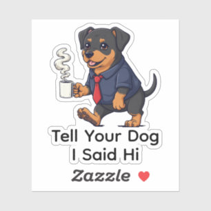 Funny Manchester Terrier Dog Business Suit Coffee