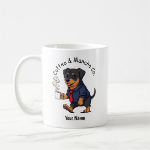 Funny Manchester Terrier Dog Business Suit Coffee  Mug