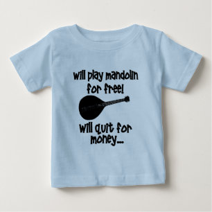 funny mandolin baby T-Shirt