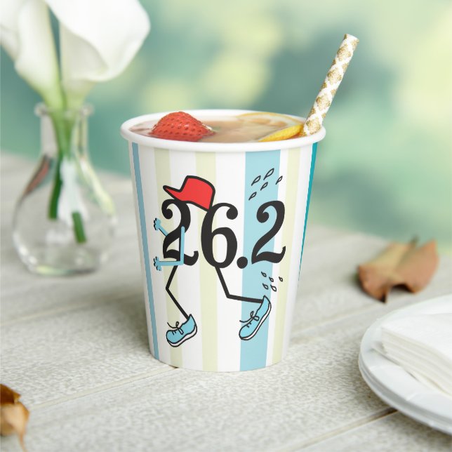 Funny Marathon 26.2 © Runner Paper Cups (Insitu)