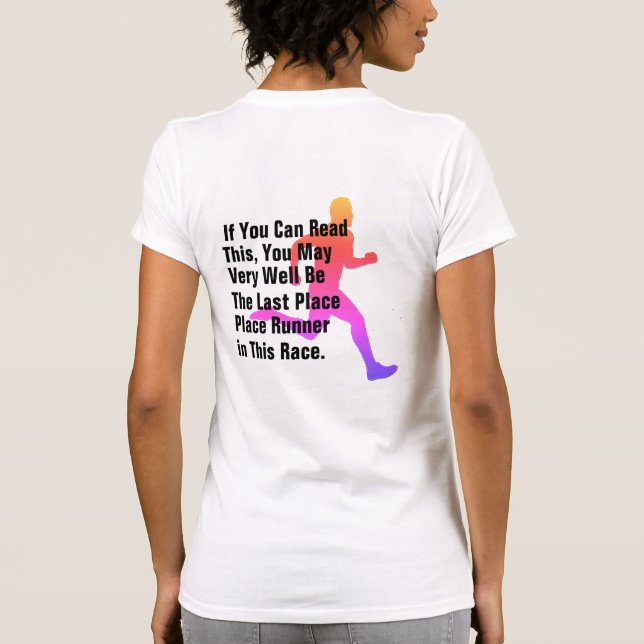 funny marathon race t-shirt design (Back)