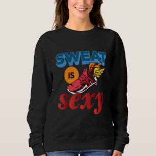 Funny Marathon Running and Cross Country Runner Ru Sweatshirt