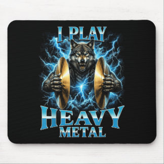 Funny marching band percussionist drumline mouse pad