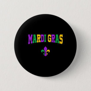 Funny Mardi Gras Carnival Costume For Men And Wome 6 Cm Round Badge
