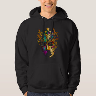 Funny Mardi Gras Carnival parade with beads party Hoodie
