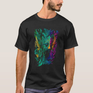 Funny Mardi Gras Carnival parade with beads party T-Shirt