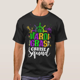 Funny Mardi Gras Cruise Cruising Mask Cruise Ship T-Shirt