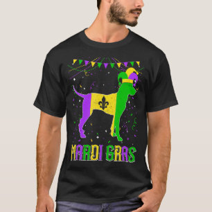 Funny Mardi Gras Dalmatian Dog Dad Mum Mardi Gras T-Shirt