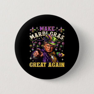 Funny Mardi Gras Donald Trump Mardi Gras American 6 Cm Round Badge