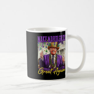 Funny Mardi Gras Donald Trump Mardi Gras American Coffee Mug