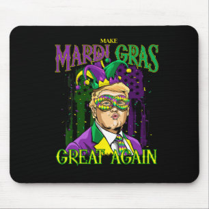 Funny Mardi Gras Donald Trump Mardi Gras American Mouse Pad
