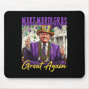 Funny Mardi Gras Donald Trump Mardi Gras American Mouse Pad