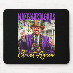 Funny Mardi Gras Donald Trump Mardi Gras American Mouse Pad