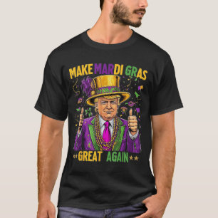 Funny Mardi Gras Donald Trump Mardi Gras American T-Shirt