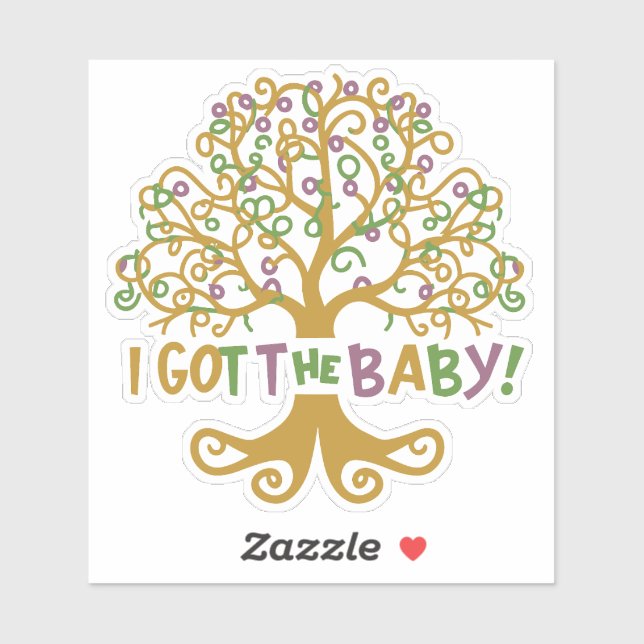 Funny Mardi Gras I Got The Baby Pregnancy Alert	 (Sheet)