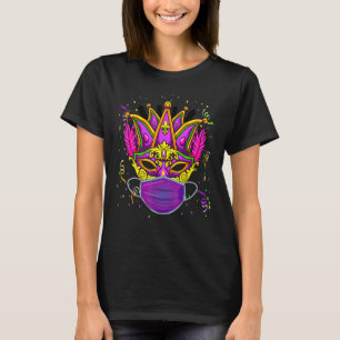 Funny Mardi Gras Mask With Mask T-Shirt