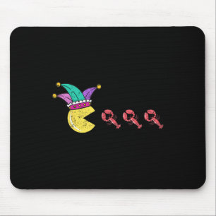 Funny Mardi Gras Men Boys Teens Kids Crawfish Gami Mouse Pad