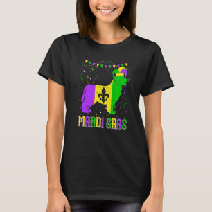 Funny Mardi Gras Newfoundland Dog Dad Mom Mardi Gr T-Shirt