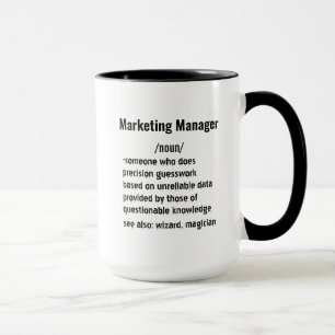 Funny Marketing Manager Definition gifts  Mug